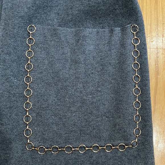 Zara Knit Cardigan with Chain Detail - Picture 5 of 6